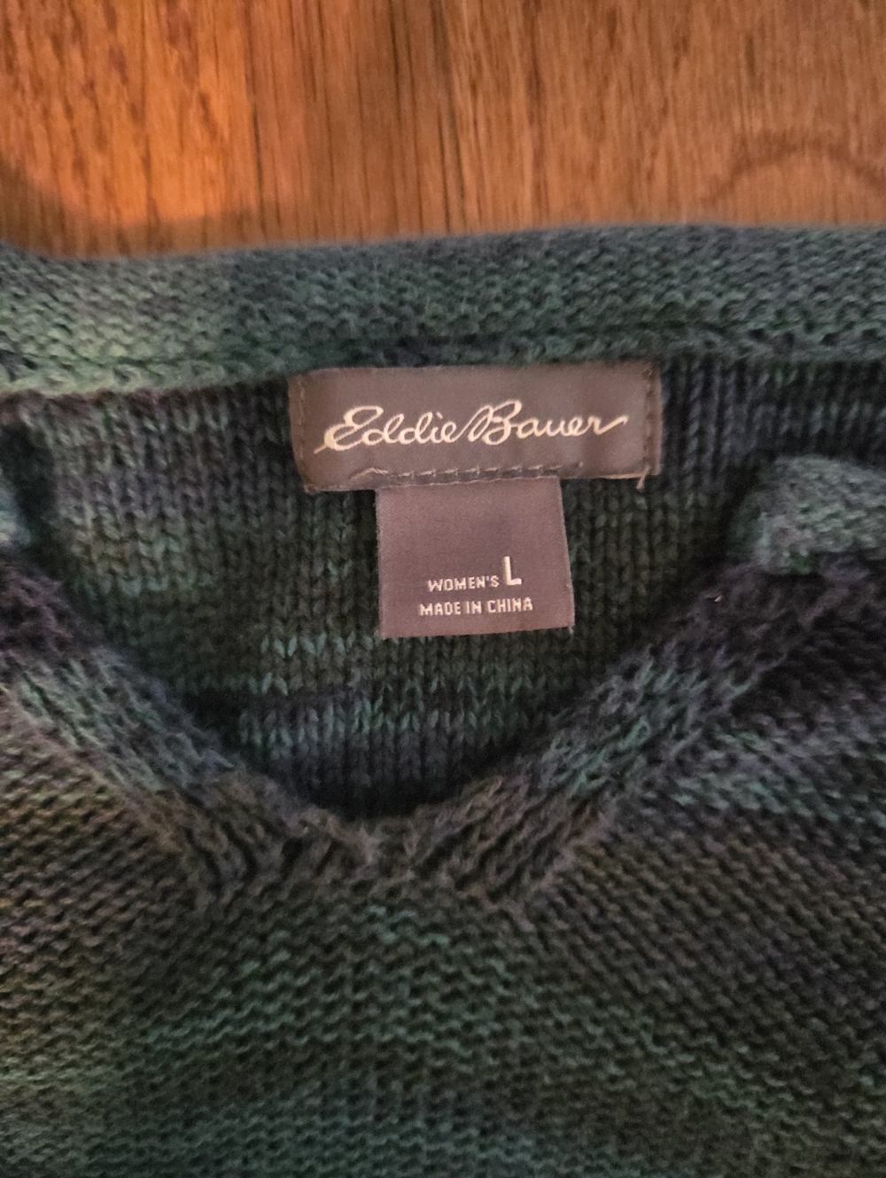 Eddie Bauer Striped Knit Sweater Size Large - Picture 8 of 12